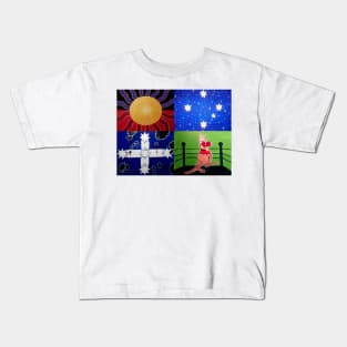 4-1 Aussie Flag 2023 Kids T-Shirt